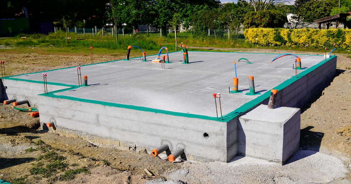 Fundering van een huis