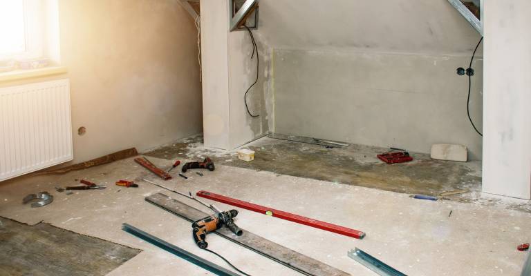 Verbouwing extra kamer