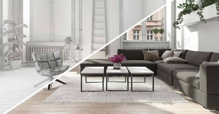 Make-over herinrichting woonkamer